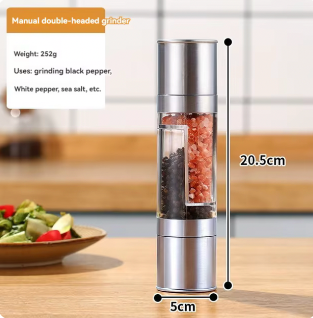 2 in 1 Salt and Pepper Grinder