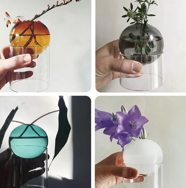 Style Mini Spheroidal Glass Vase