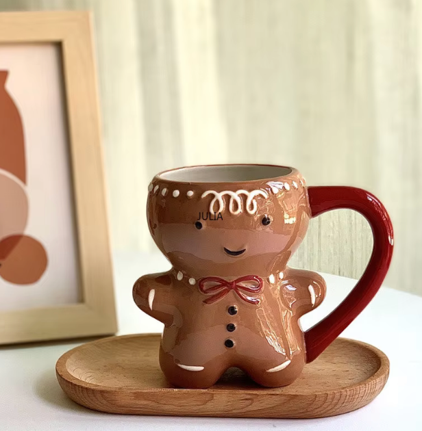 3D Gingerbread Ceramic Mug🔥