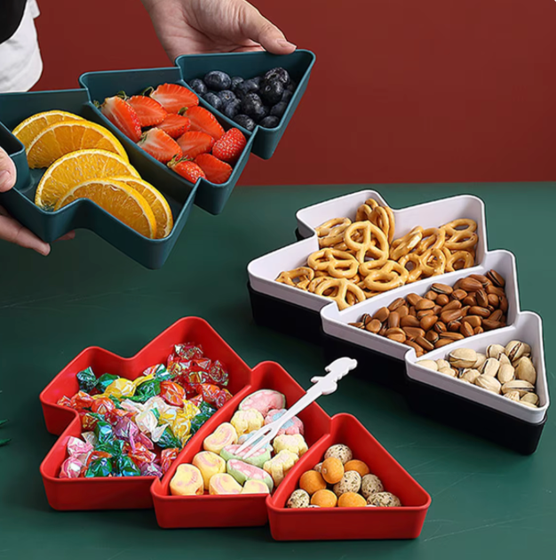 Christmas Tree Fruit Plate