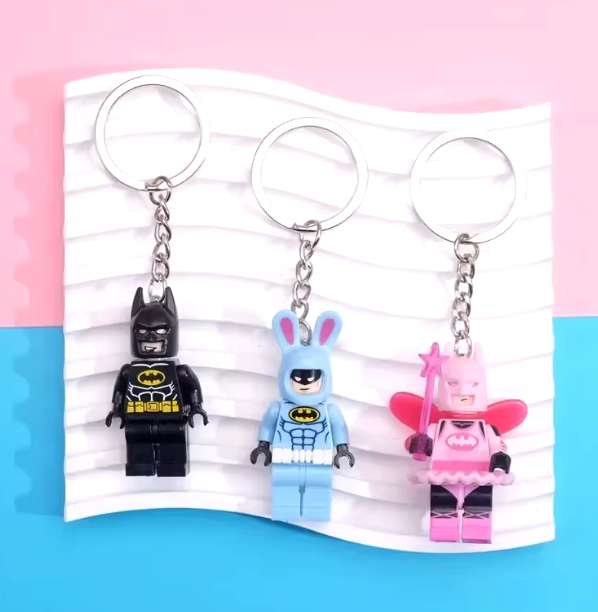 Disney Cartoon Building Block Keychain