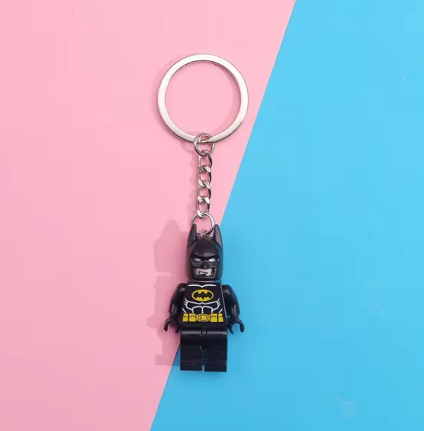 Disney Cartoon Building Block Keychain