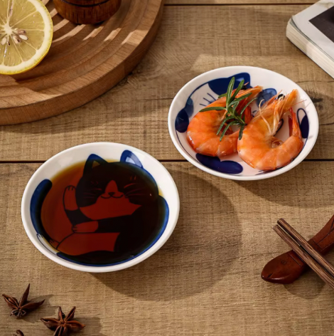 Japanese-Style Ceramic Sauce Dish