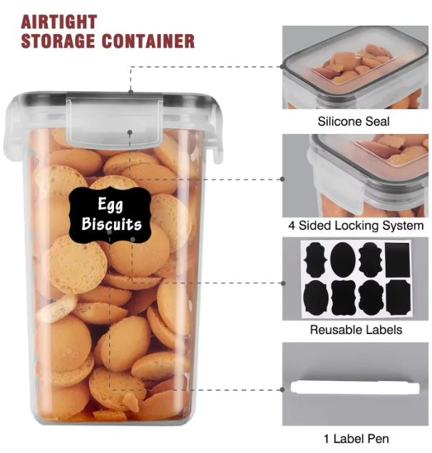 Food Storage Containers 5 Pcs