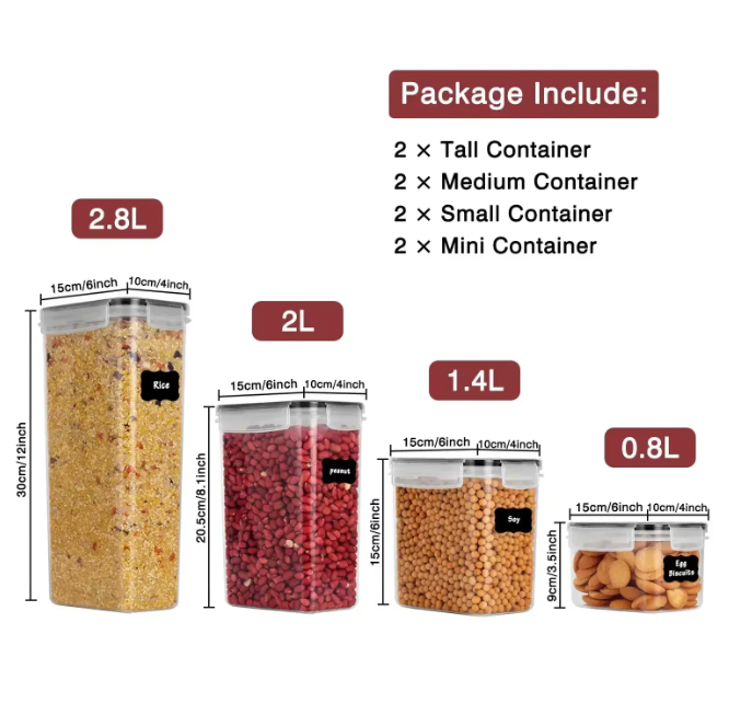 Food Storage Containers 5 Pcs