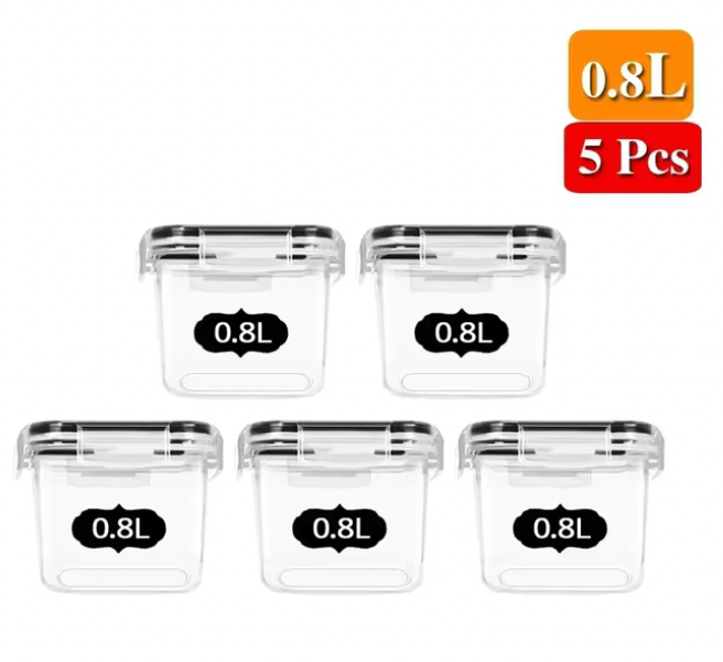 Food Storage Containers 5 Pcs