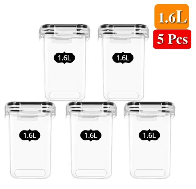 Food Storage Containers 5 Pcs