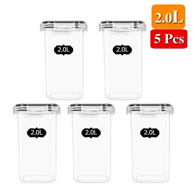 Food Storage Containers 5 Pcs