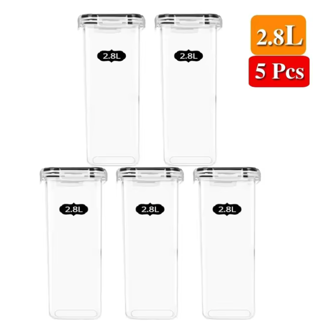 Food Storage Containers 5 Pcs